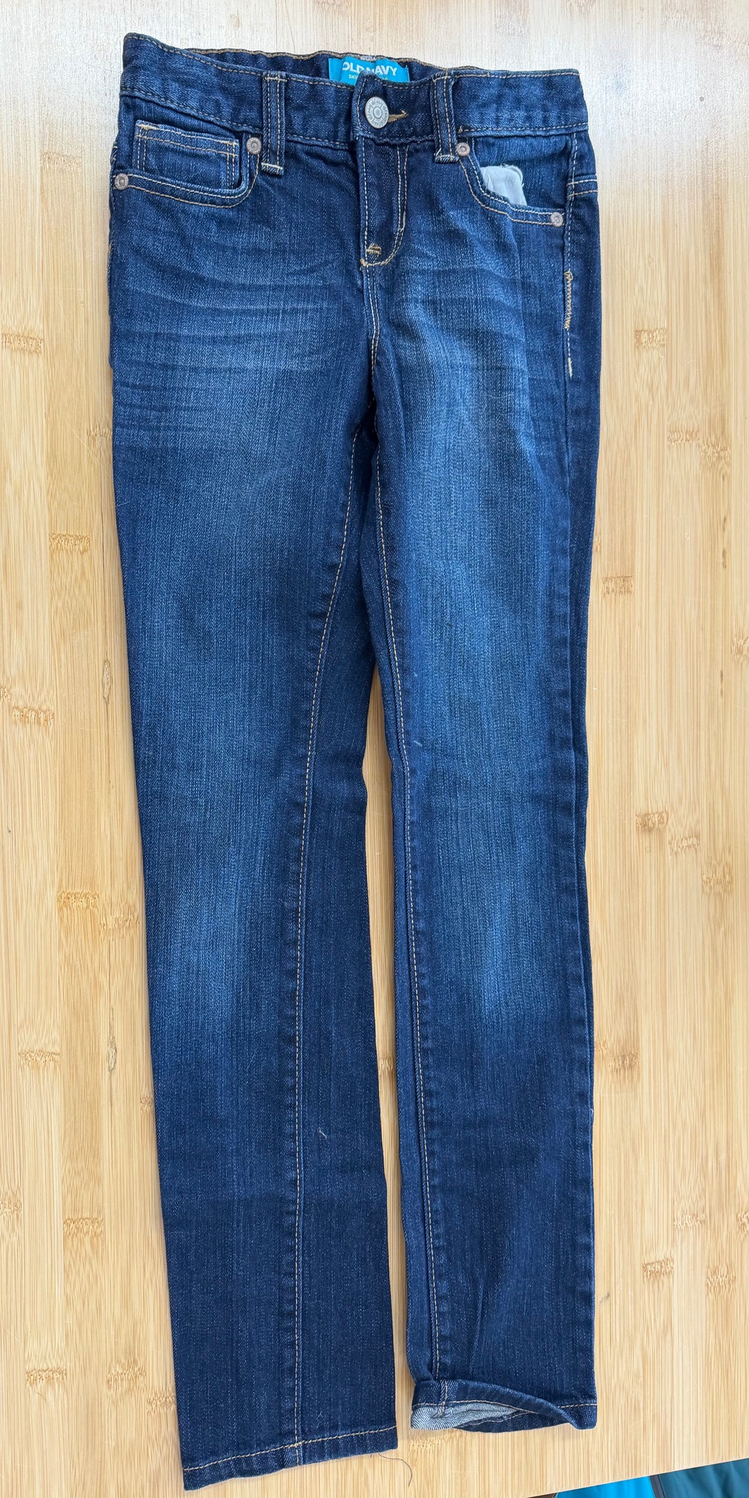 Old Navy Skinny Jean – 7/8 | Dark Wash Cotton
