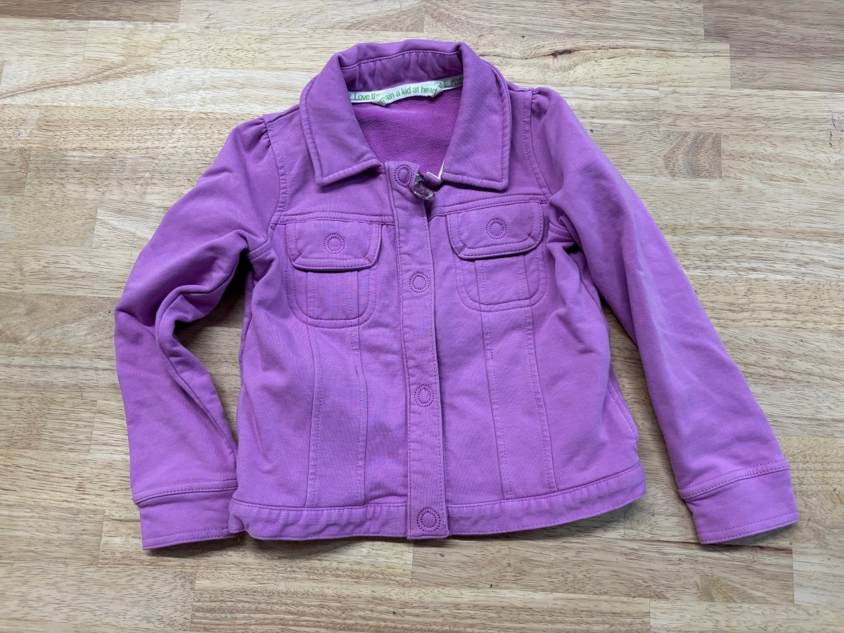 Peekaboo Beans Dusty Pink Jacket Sweater | Size 4 - Nest and Sprout - Consignment