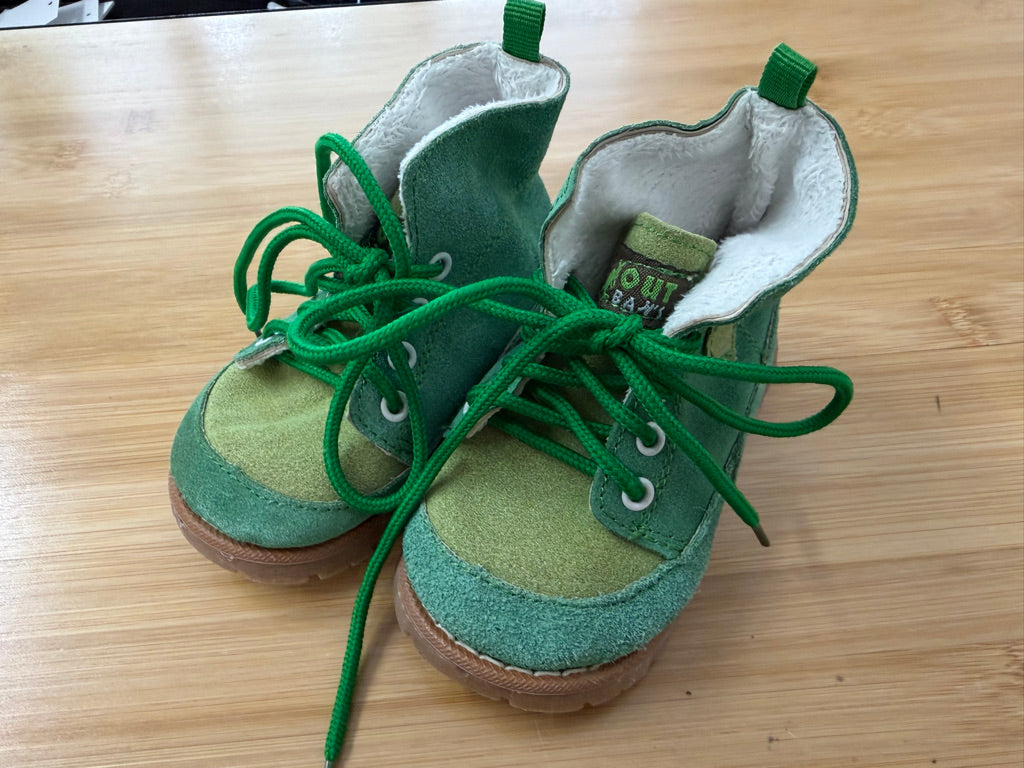 Outback Lace-Up Ankle Boots – 9 | Green