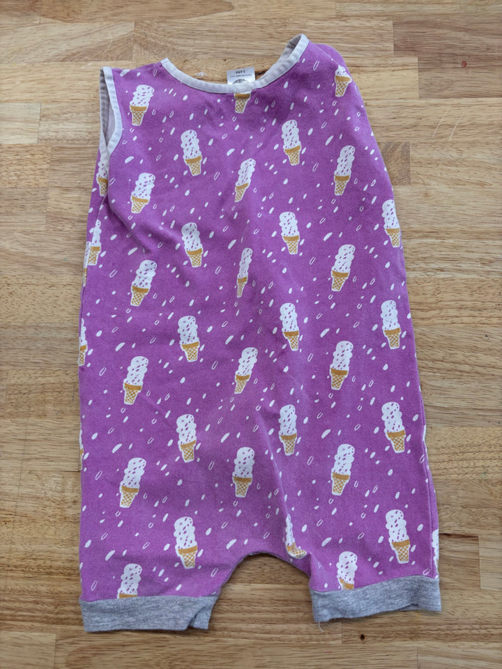 Taylin Threads 24M Handmade Romper – Ice Cream Print