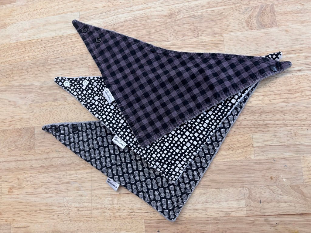 Paper Airplane Bandana Bibs (Set of 3) - Nest and Sprout - Consignment