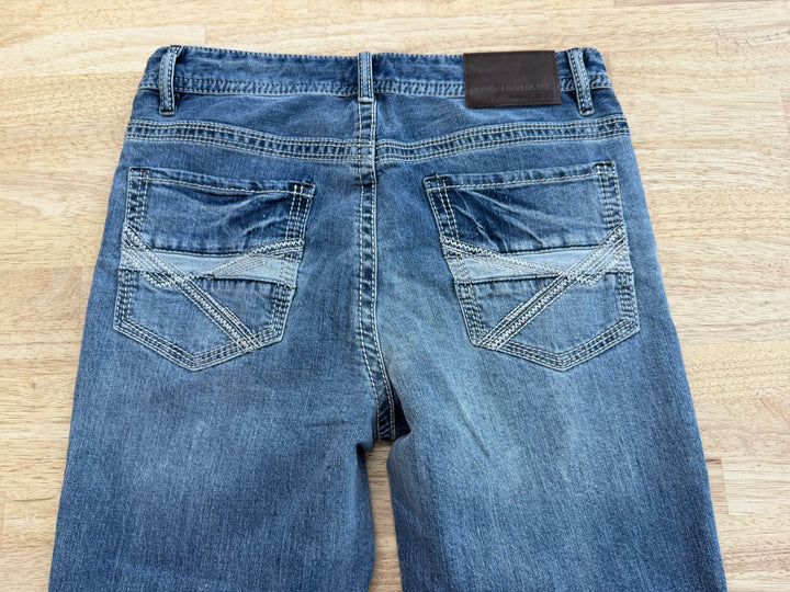 Warehouse One Slim Straight Jeans – 28/34 | Light-Medium Wash