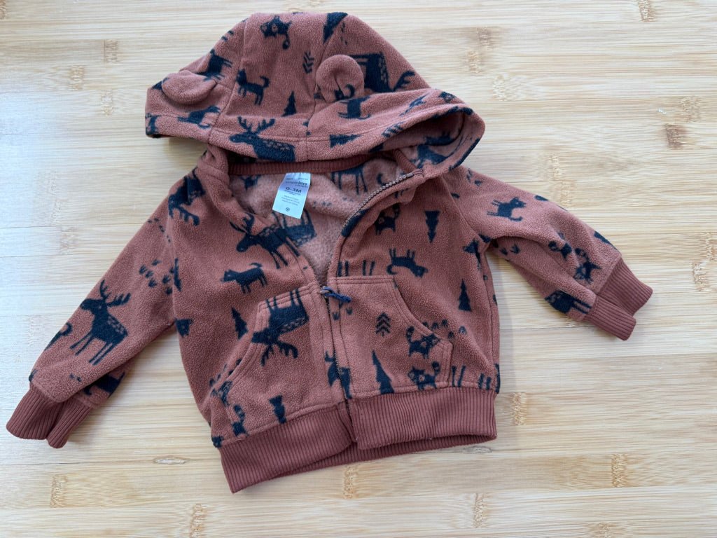Simple Joys by Carter's Fleece Sweater – 3M | Brown Moose