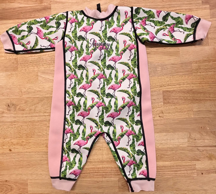 Aquajoy 6-12M Wetsuit - Flamingo Print