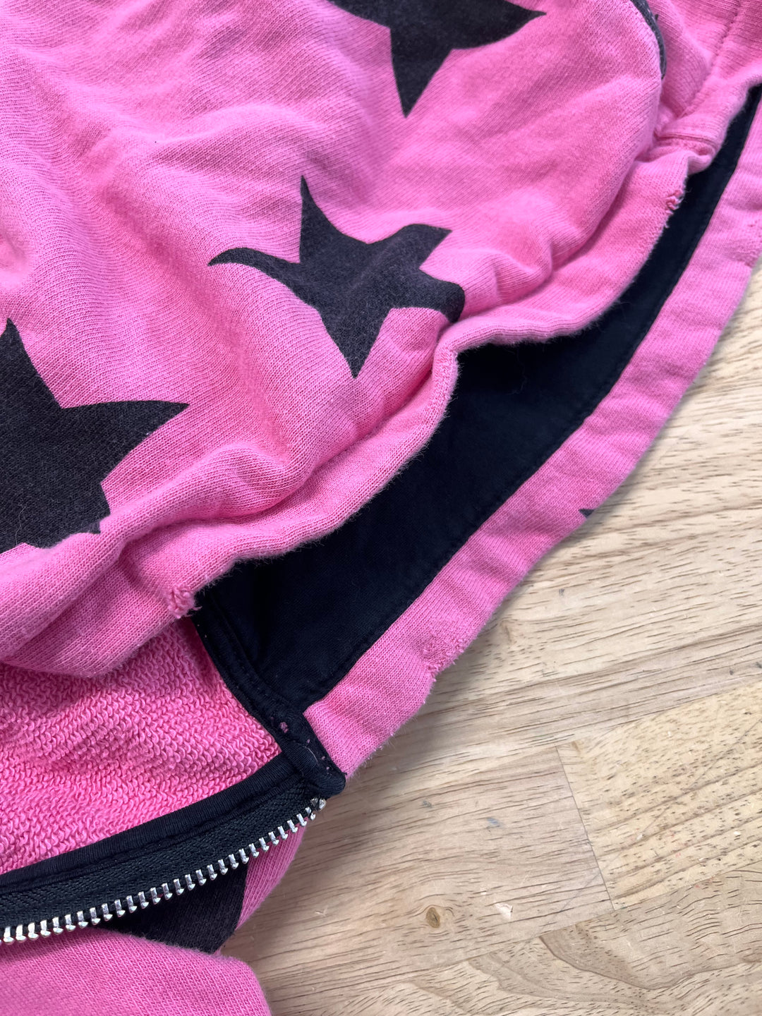 Nununu 12–14 Pink Star Zip Hoodie Play