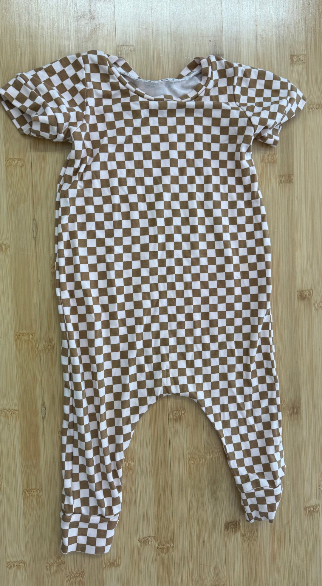 Gro by Zoe Check Romper – Est. 1–3Y | Good Used