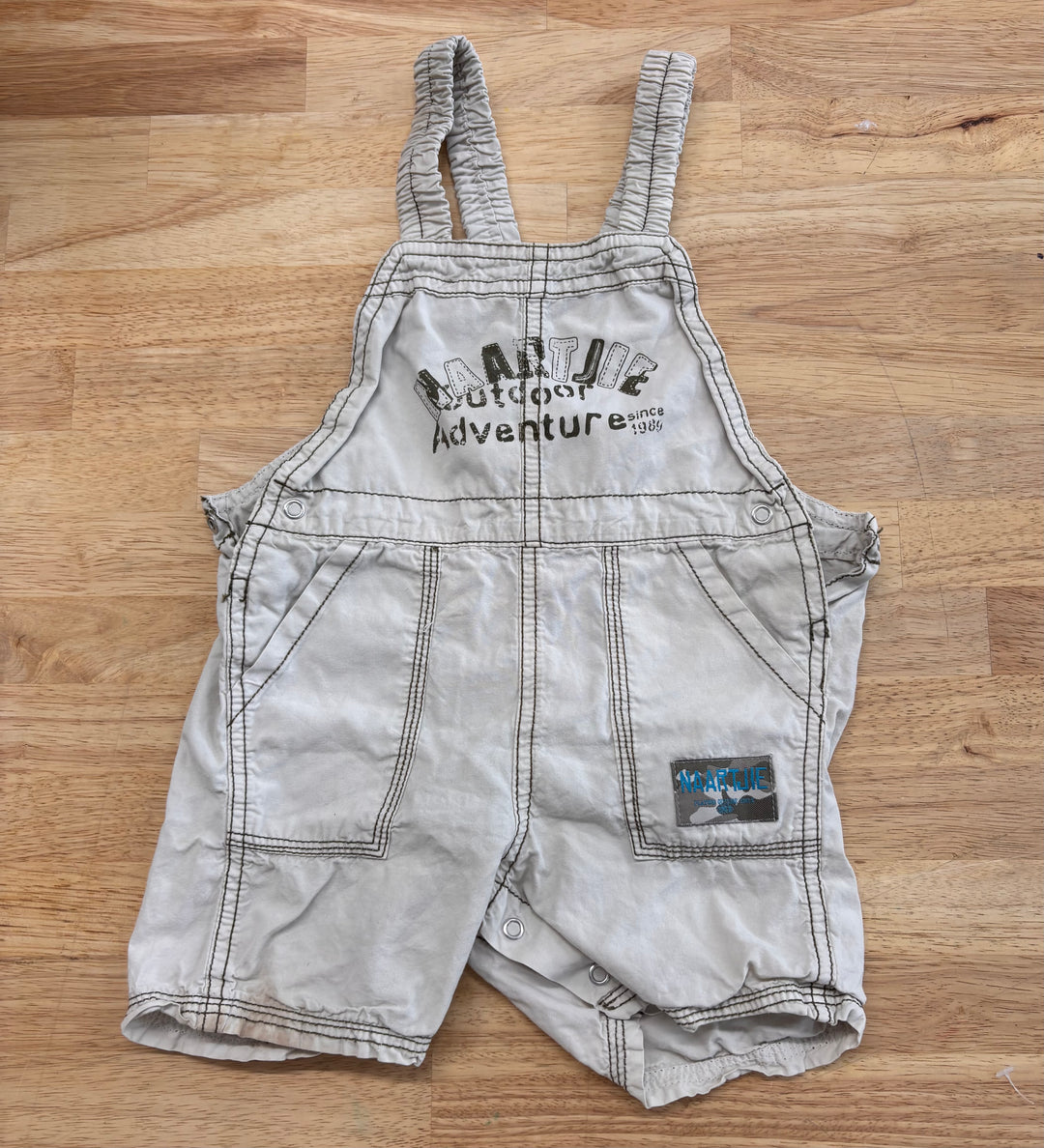 Naartjie -12 MShort Overalls – Cream PLAY