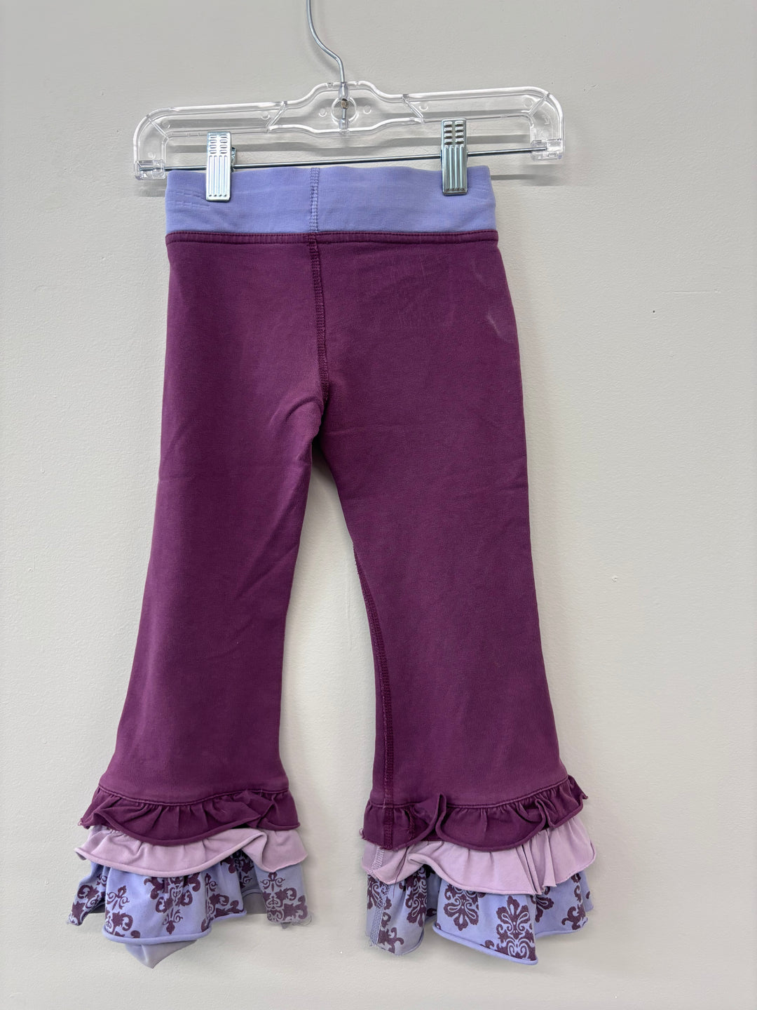 Peekaboo Beans Family Time Pant, Vintage Purple Flares, 3