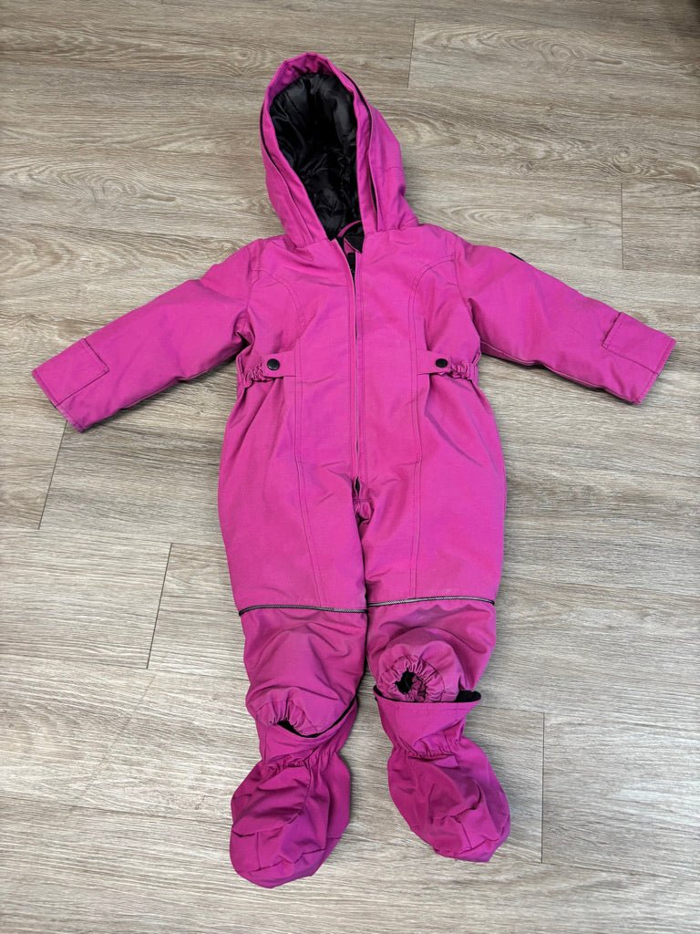 AlpineTek Light Purple Snowsuit Detachable Booties | Size 24M - Nest and Sprout-Consignment