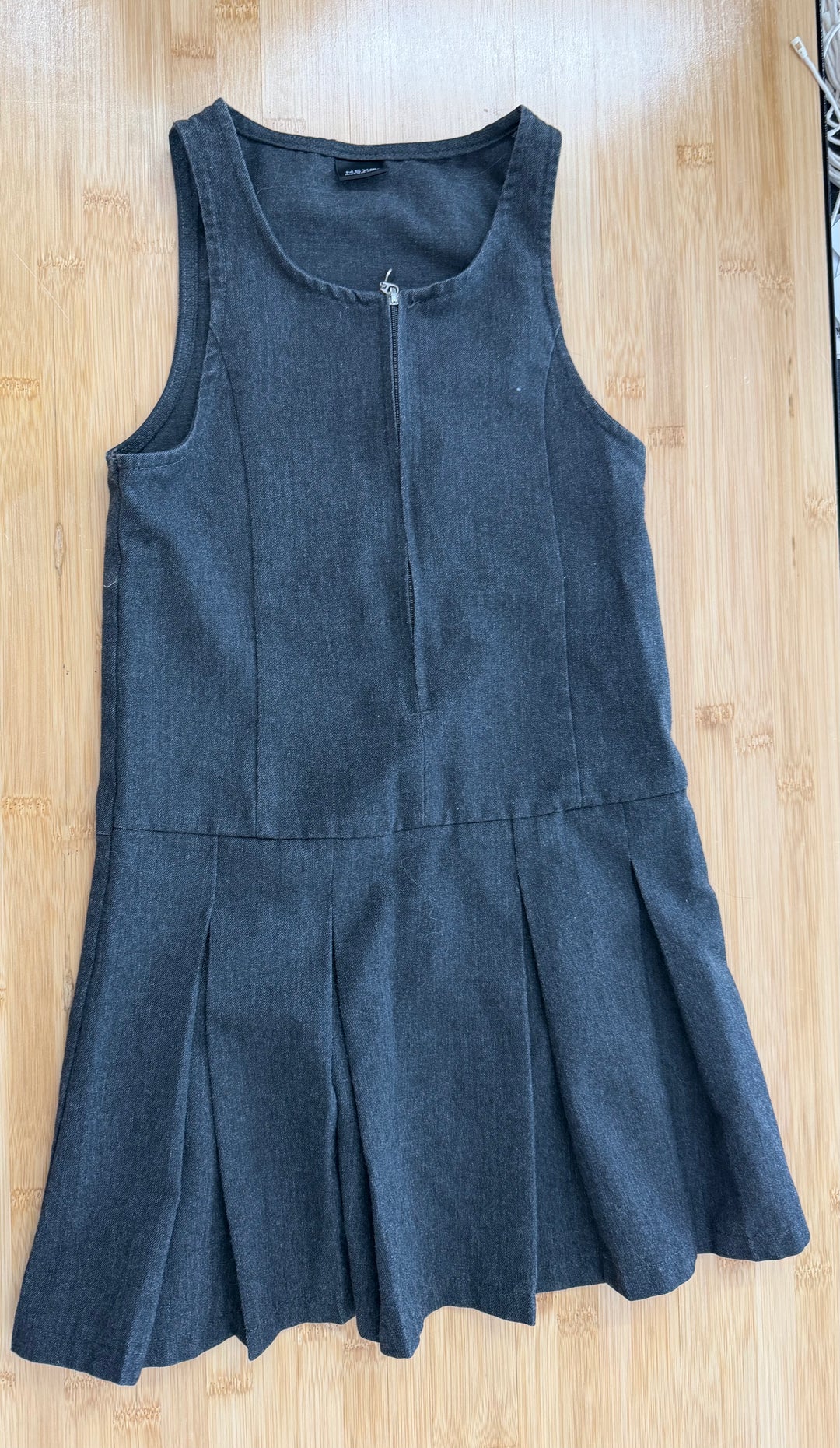 Next Drop Waist Dress – 6 (116cm) | Black Sleeveless Slim Fit