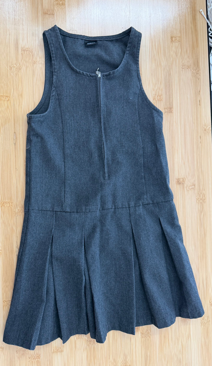 Next Drop Waist Dress – 6 (116cm) | Black Sleeveless Slim Fit