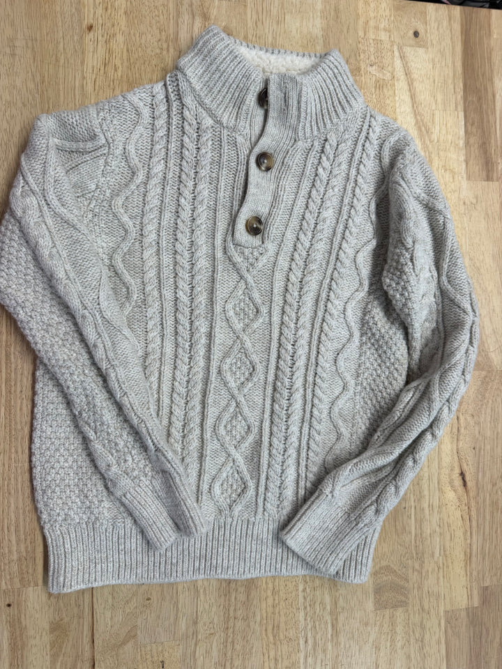 Gap Kids Cable Knit Sweater – Medium | Cream