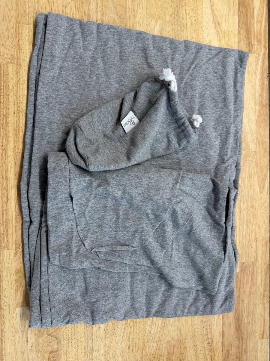 Daisy Gro Baby Carrier – One Size | Grey Stretchy - Nest and Sprout - Consignment