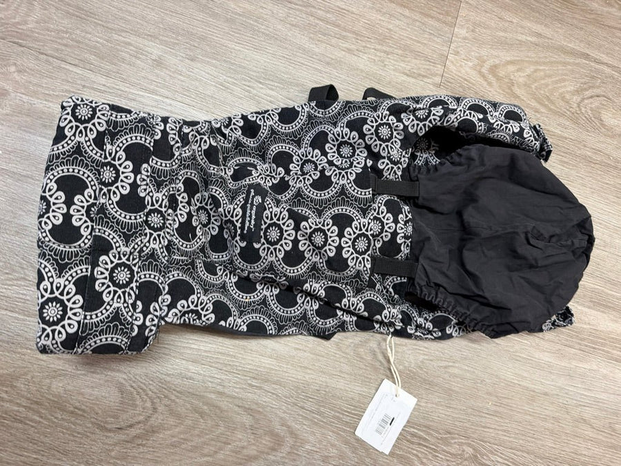 Ergobaby Carrier – Petunia Pickle Bottom Print | Black All-Over Print with Hood - Nest and Sprout-Consignment