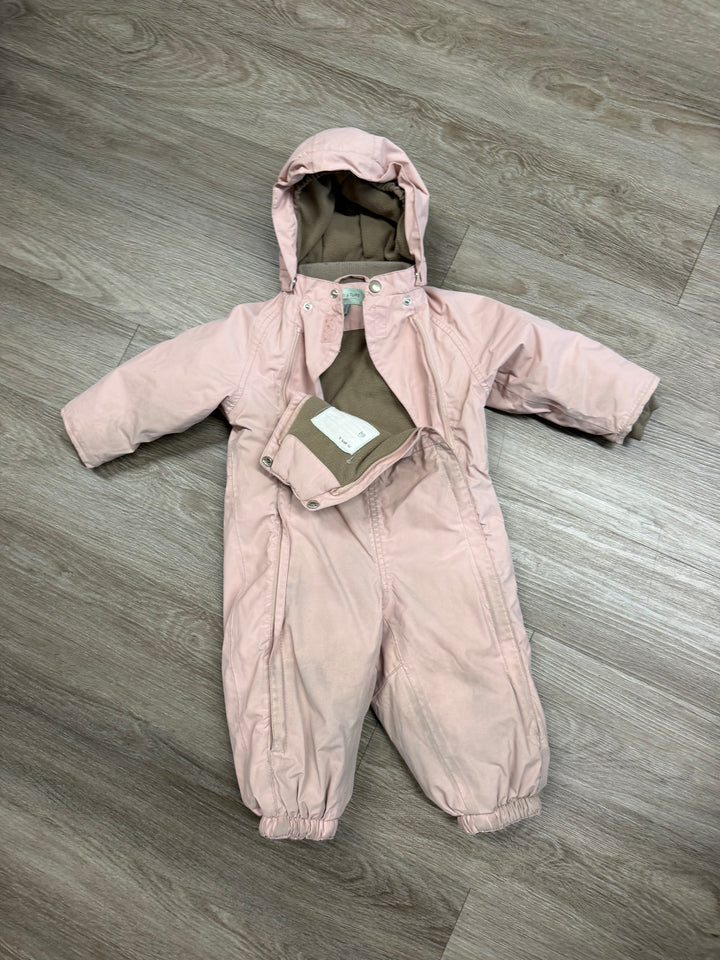 Mini A Ture Snowsuit – 12 Months | Pink | Thermolite | Double Zipper