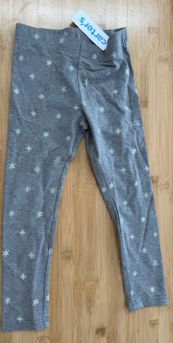 Carter's Grey Snowflake Legging – 6X | NWT | Holiday - Nest and Sprout-Consignment