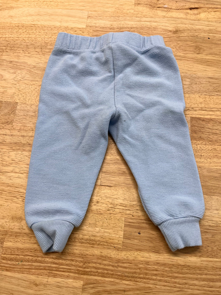 Disney Baby Ribbed Joggers – Light Blue, 6M