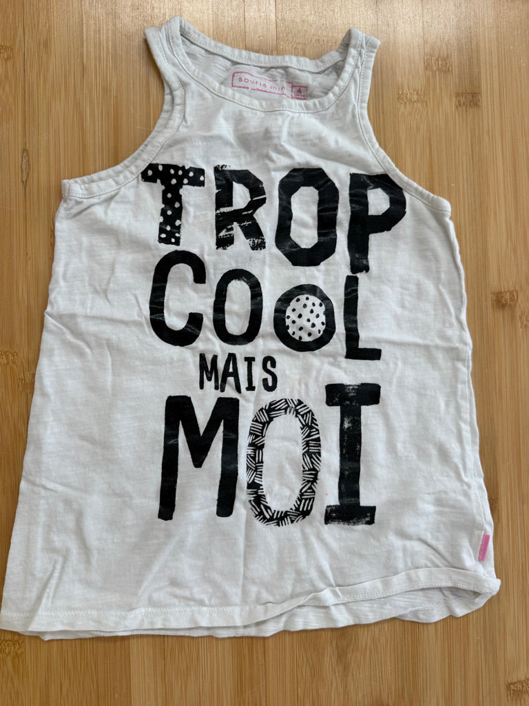 Souris Mini Trop Cool Tank Top – 4 | White | Play