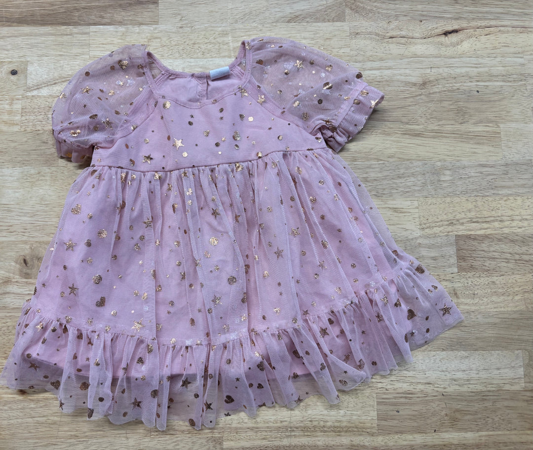 Gap Heart Tulle Dress with Diaper Cover – 6–12M
