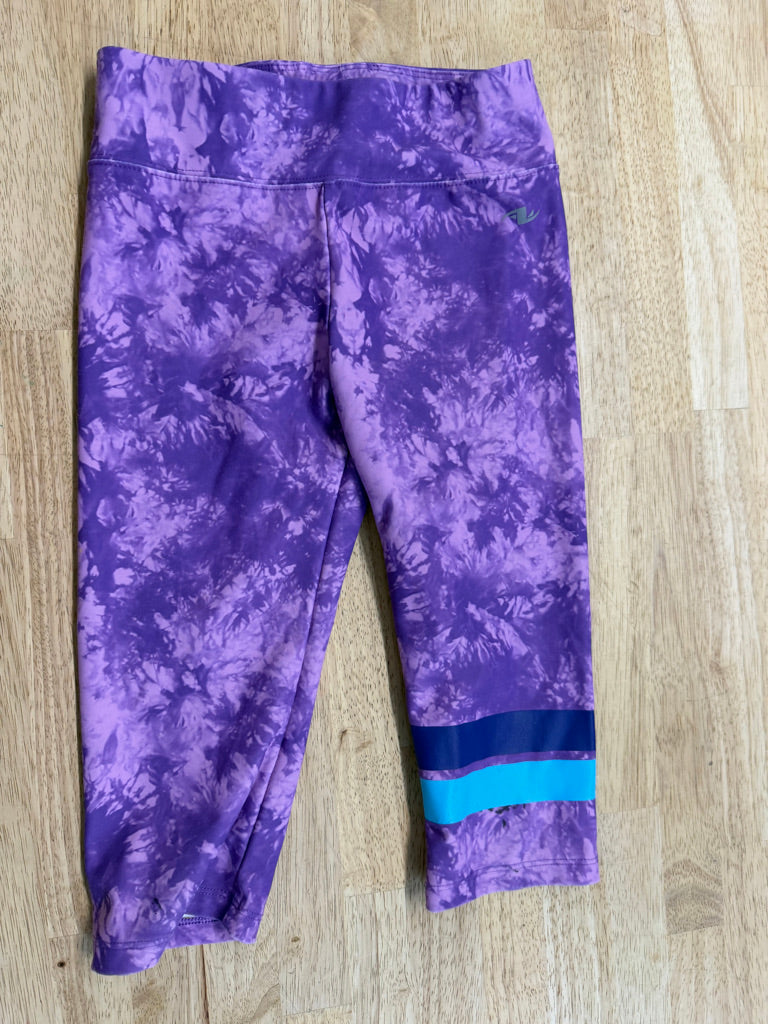 Athletic Works Dri-More Tie-Dye crop leggings – 7/8 | Purple & Pink plat