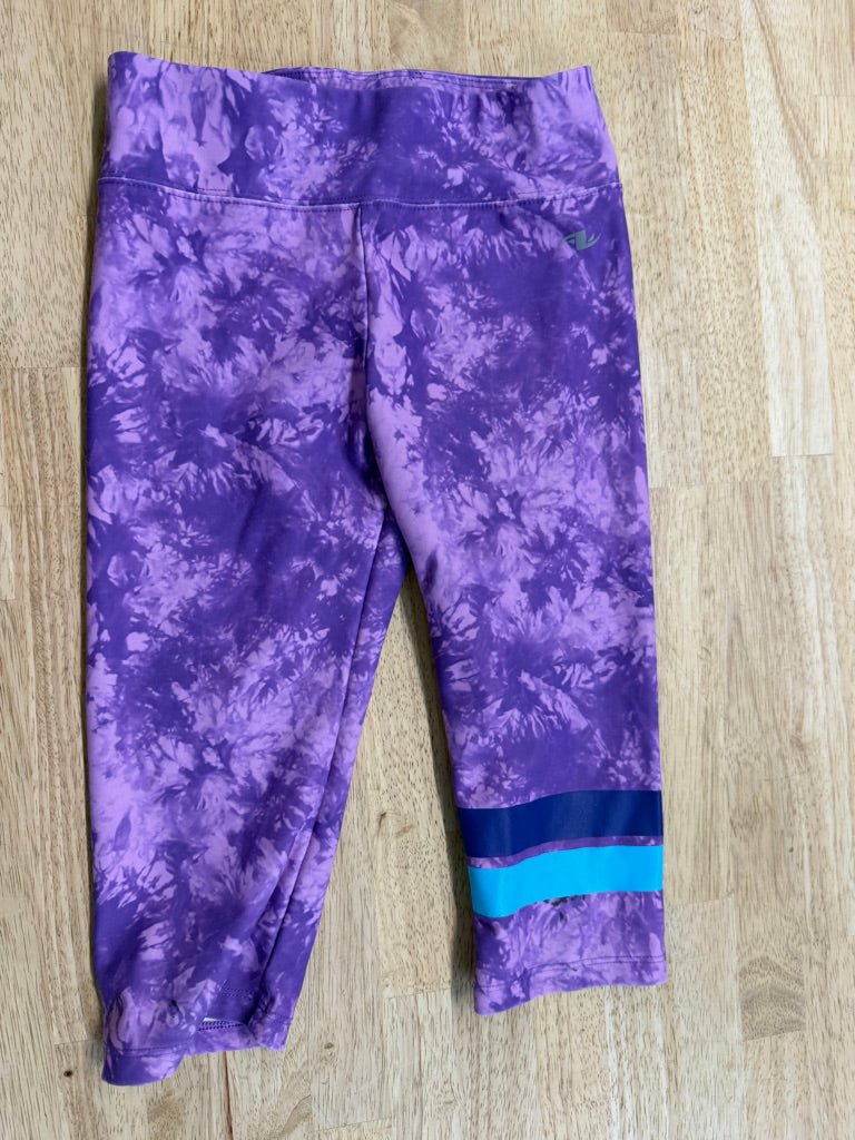 Athletic Works Dri-More Tie-Dye crop leggings – 7/8 | Purple & Pink plat - Nest and Sprout-Consignment