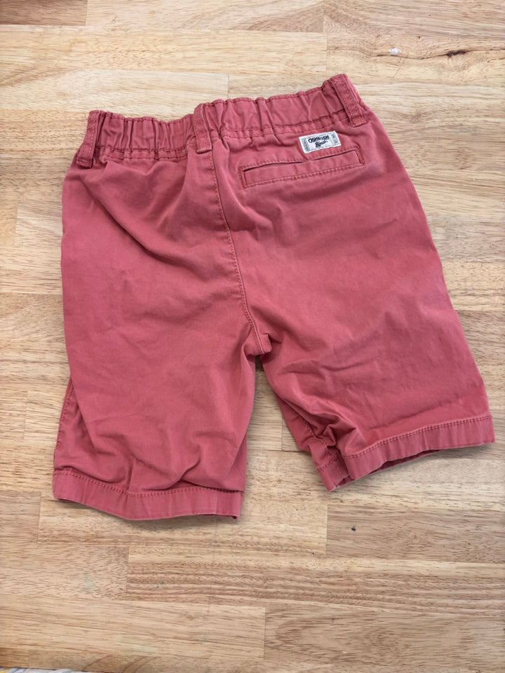OshKosh Size 5 Salmon Shorts (Fair Condition)