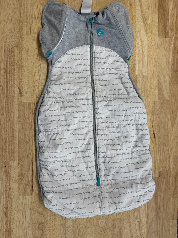 Love to Dream Swaddle Up Bag – L (13–19 lbs) | Grey Cooler Weight | Play