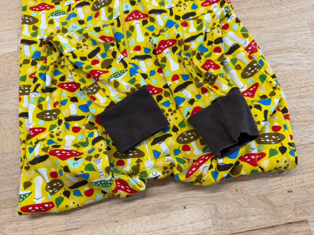 Dune Sweden Yellow Mushroom Zip-Up Romper Dungarees – 140CM | Excellent - Nest and Sprout-Consignment