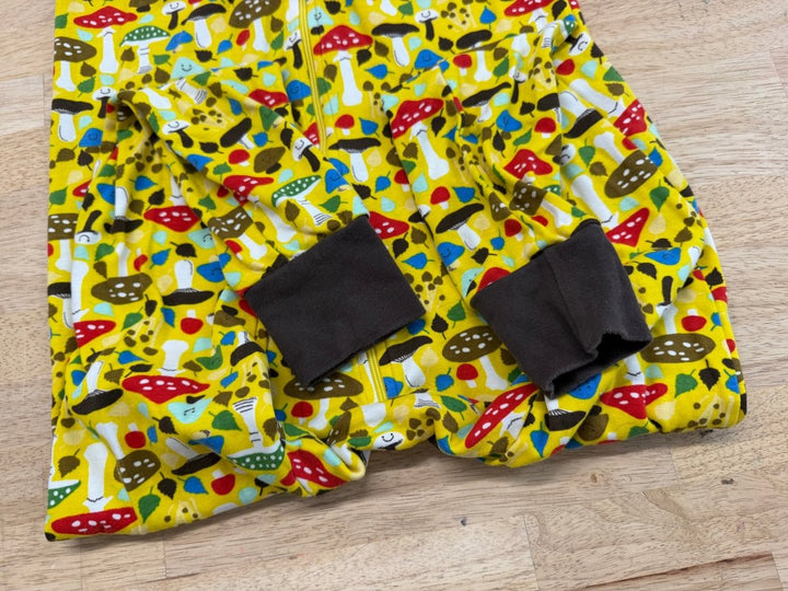 Dune Sweden Yellow Mushroom Zip-Up Romper Dungarees – 140CM | Excellent - Nest and Sprout-Consignment
