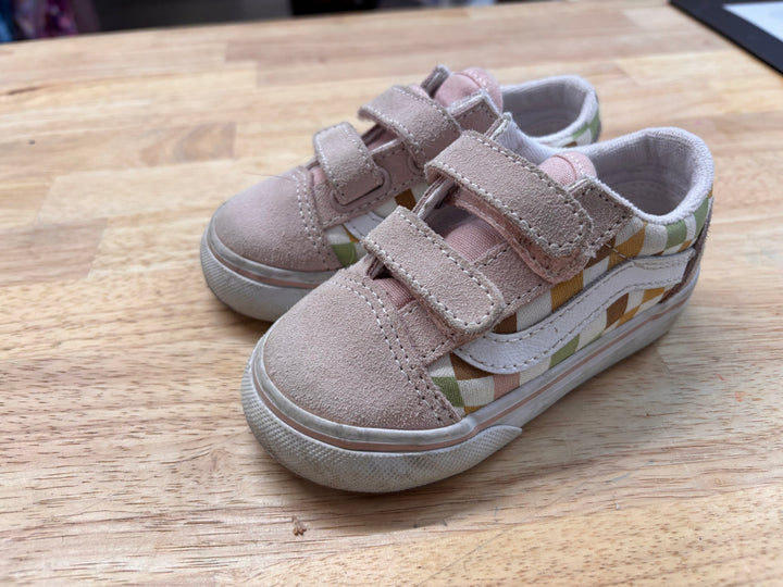 Vans Toddler Sneakers – Size 6.5 (Pink Checker)