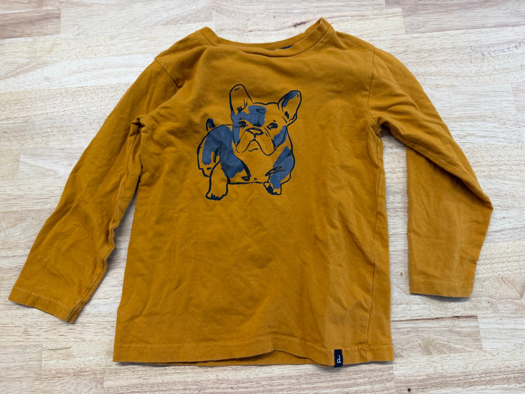 Deux par Deux Bulldog Long Sleeve Shirt – 5 | Burnt Yellow | Play