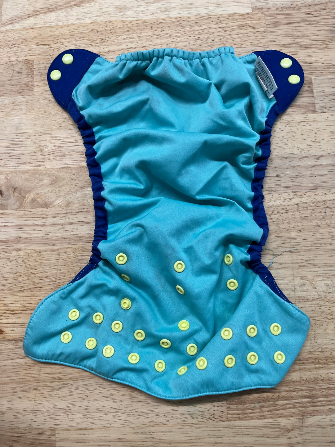 Flip Diaper Cover – OS (Teal & Royal Blue)