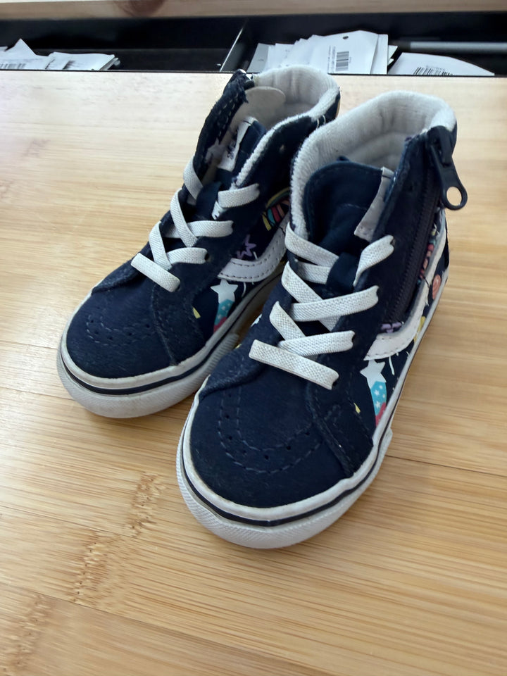 Vans High Tops – 6 | Blue Canvas Ankle