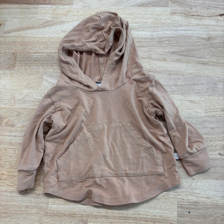 Jax + Lennon 0-6 Months Light Carmel Hoodie with Pocket