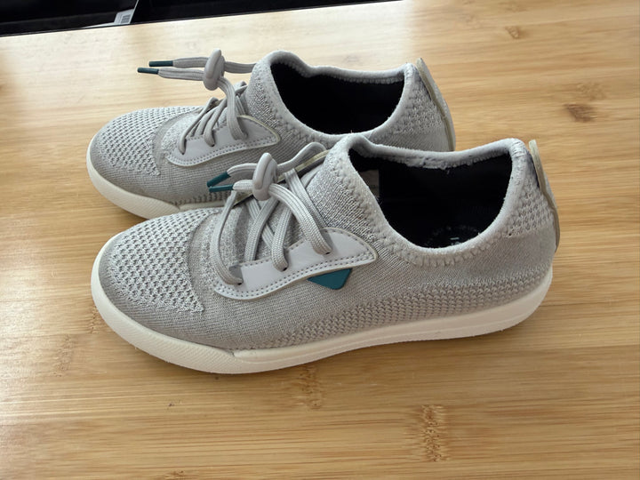 Vessi Weekend Waterproof Shoes – Junior 2 (EU 33) | Steel Grey Toggle Lace