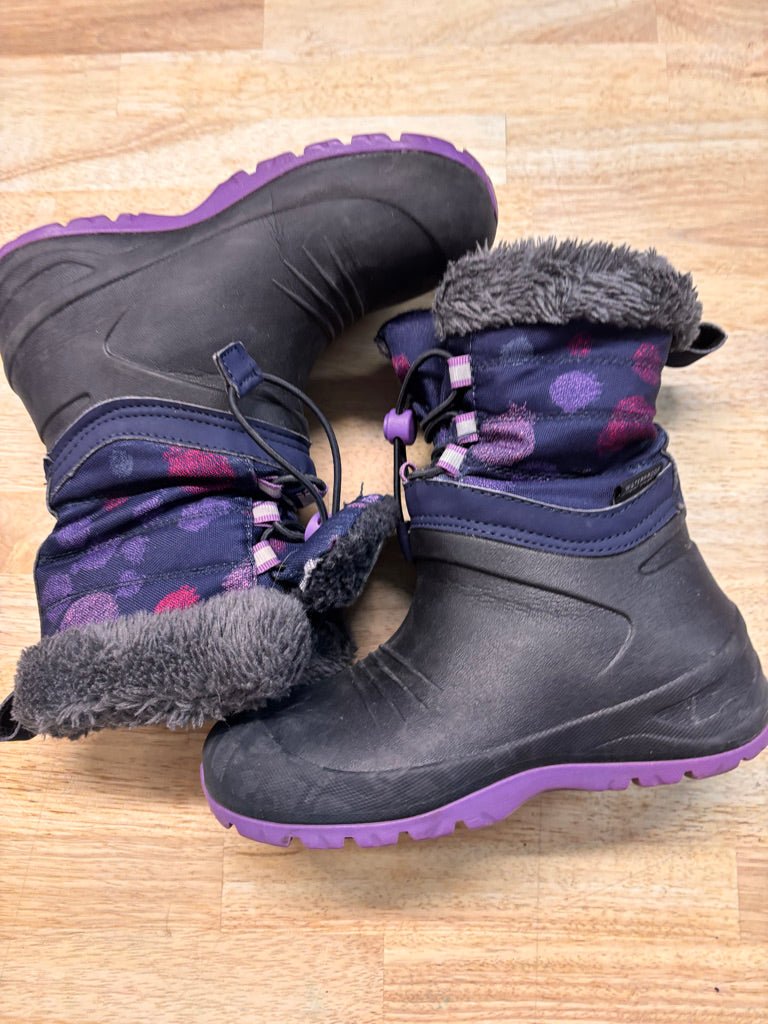 Xmtn Black & Purple Winter Boots – 1 - Nest and Sprout - Consignment