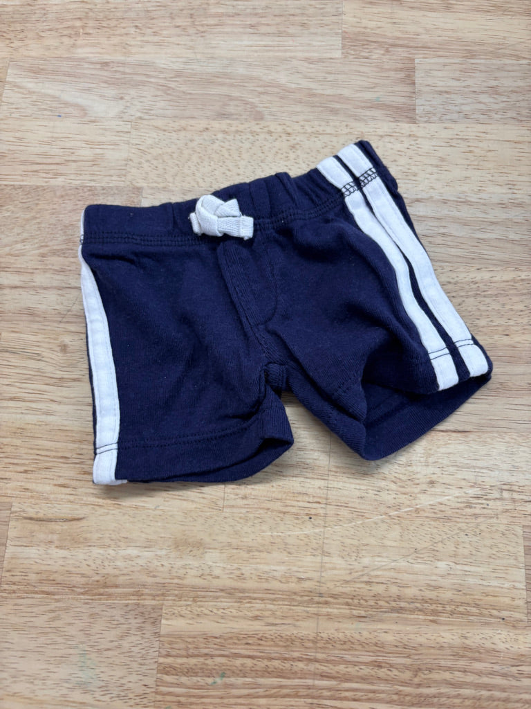Carter’s NB Shorts – Blue w/ White Stripes