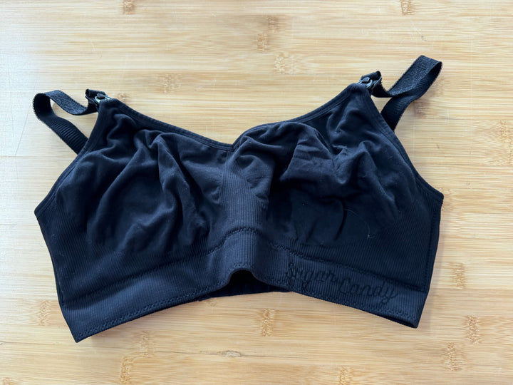 Sugar Candy Nursing Bra – L | Black