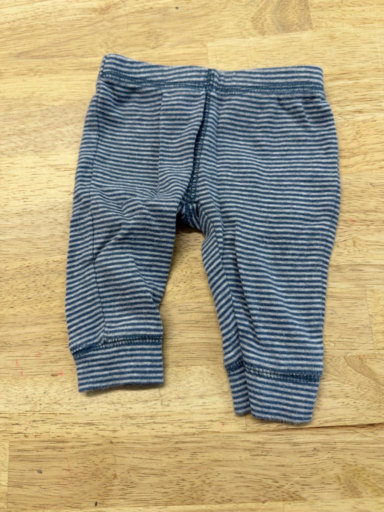 Carter’s Striped Leggings Blue | Size NB - Nest and Sprout - Consignment