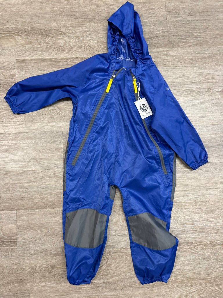 Cloudveil One - Piece Rain Suit –4| Navy Royal Blue Like New - Nest and Sprout - Consignment