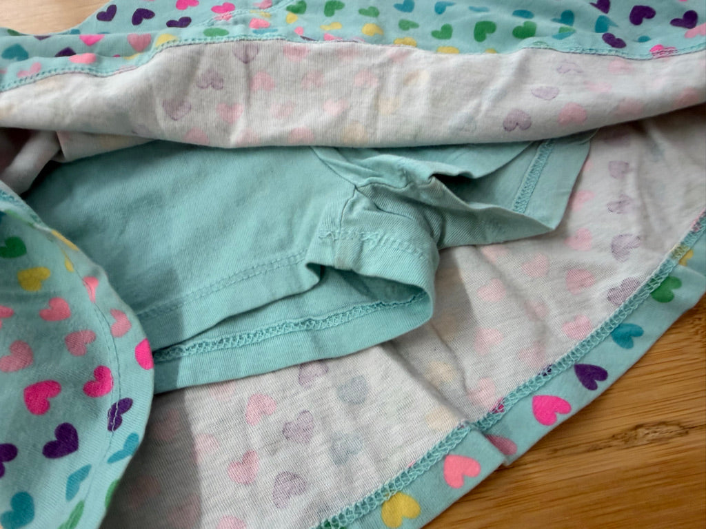 The Children's Place Heart Skort –4 | Light Blue