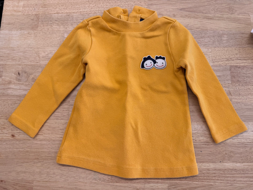 Allo & Lugh Long Sleeve Shirt – 100 | Yellow Thicker Knit