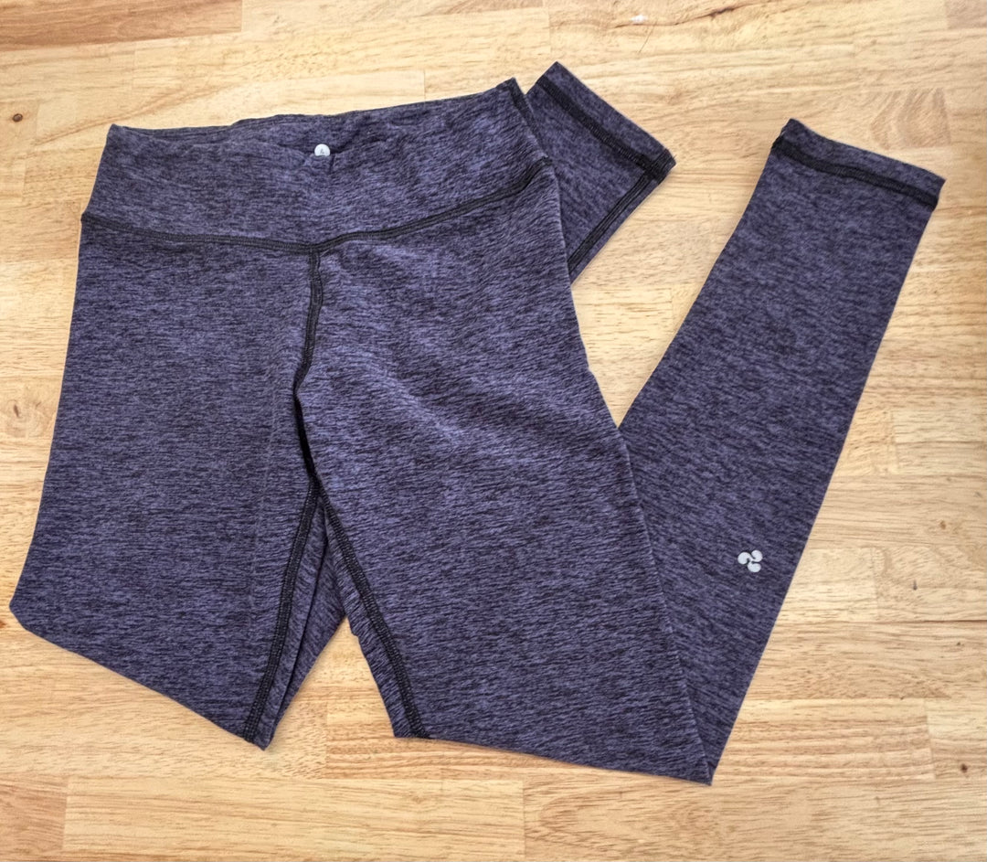 Triple Flip Size 4 Leggings - Heathered Purple *Youth 12