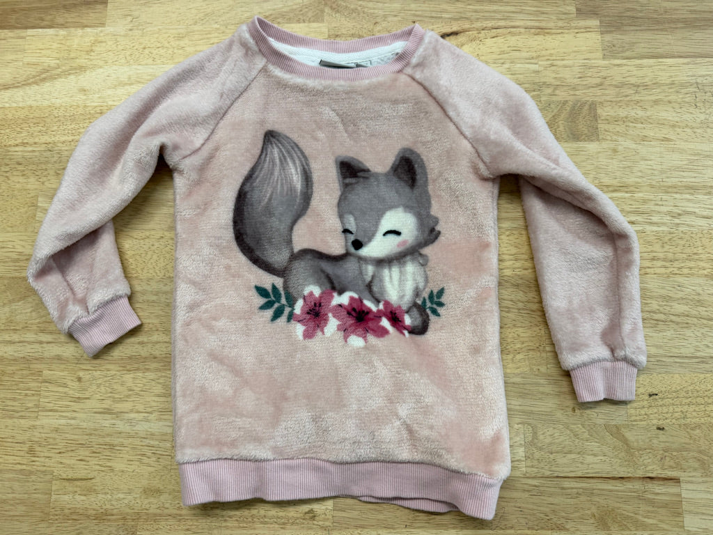 Mid  Character Fleece Sweater – 2/3 | Light Pink