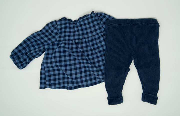 Baby Gap Set, 0-3 Months, Navy Blue Girls  | Clearance