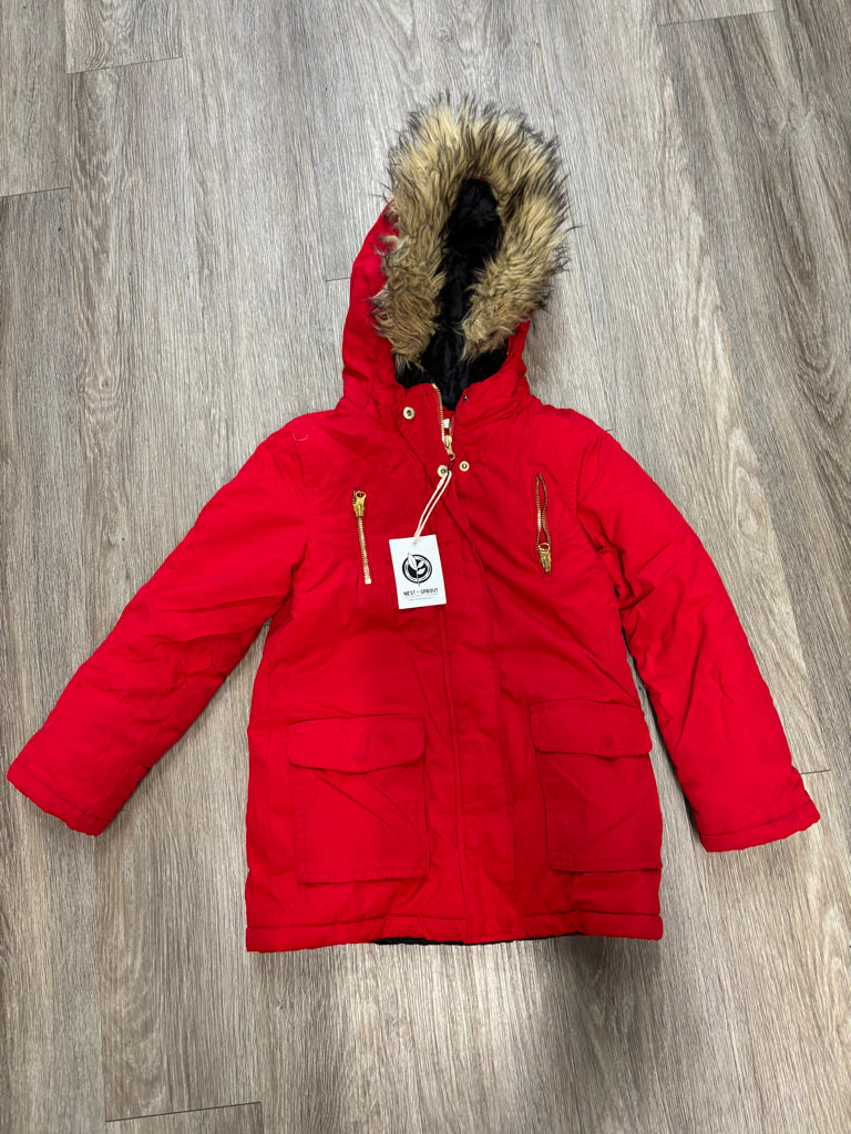 Joe Fresh Winter Parka – Red | Size 8