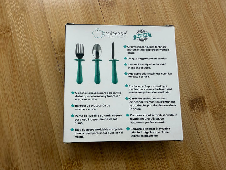 Grabease 2.0 Easy Feeding Set – One Size | Turquoise | NWT