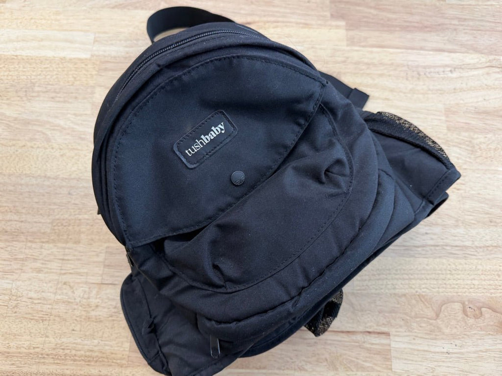 TushBaby Hip Carrier | Black - Nest and Sprout - Consignment