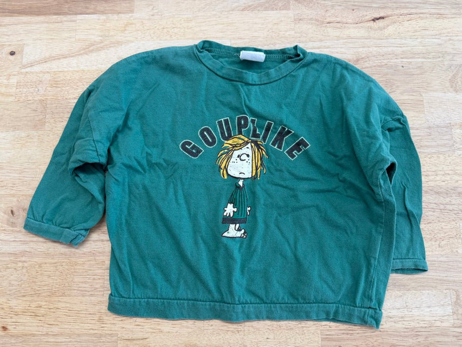 Blueberry Long Sleeve Shirt – 5 | Green Grouplike Graphic - Nest and Sprout - Consignment