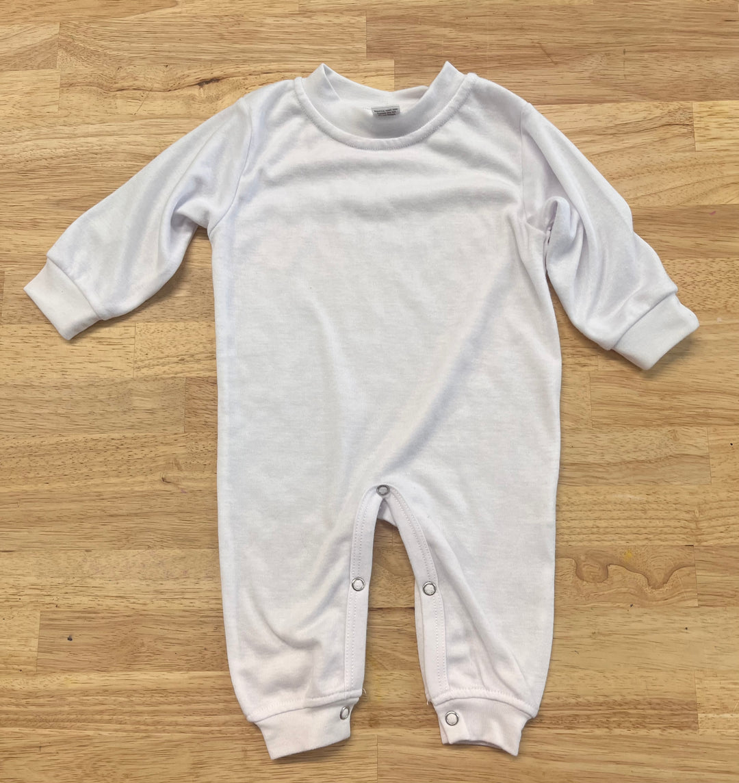 Laughing Giraffe 6-12M White Romper